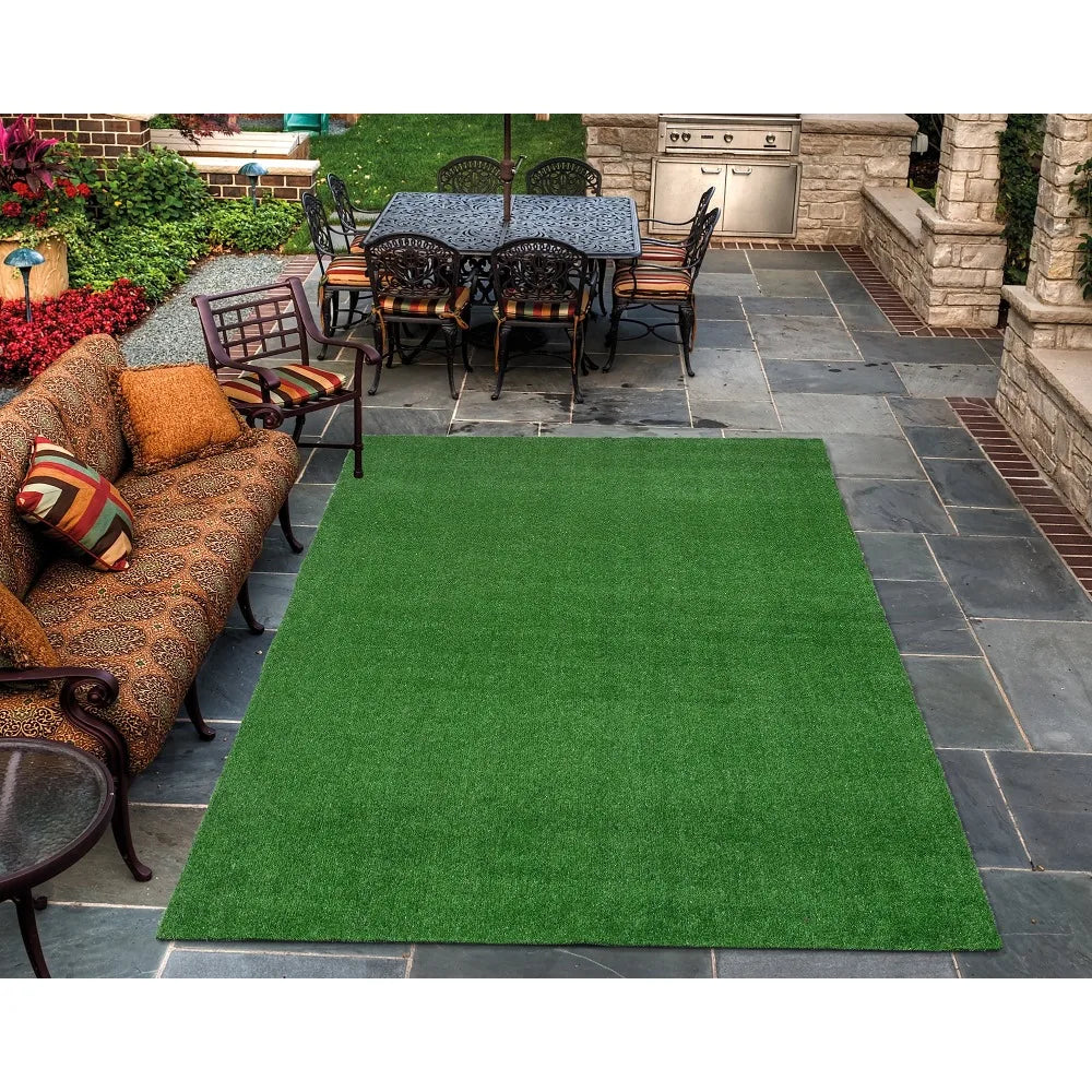 Waterproof Indoor/Outdoor Artificial Grass Rug