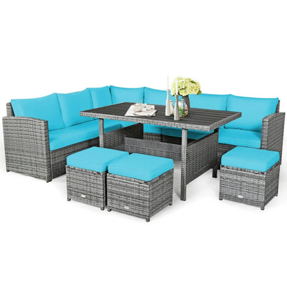 Outdoor Wicker Sectional Sofa Set