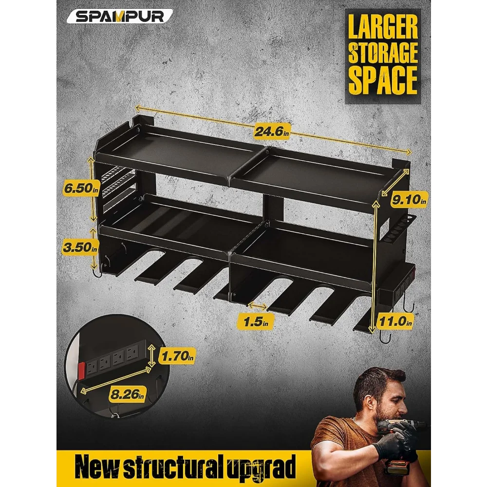 Power Tool Organizer Wall Mount