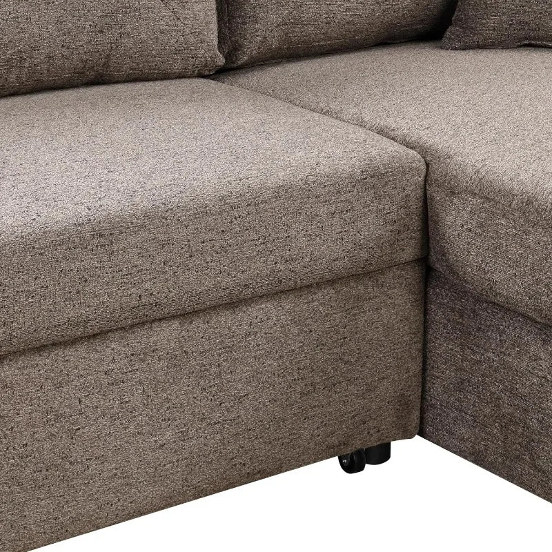 L-Shaped 3-Seaters Corner Sectional Sofa