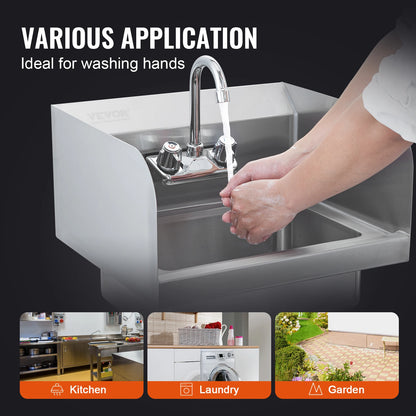 Commercial Hand Sink With Faucet