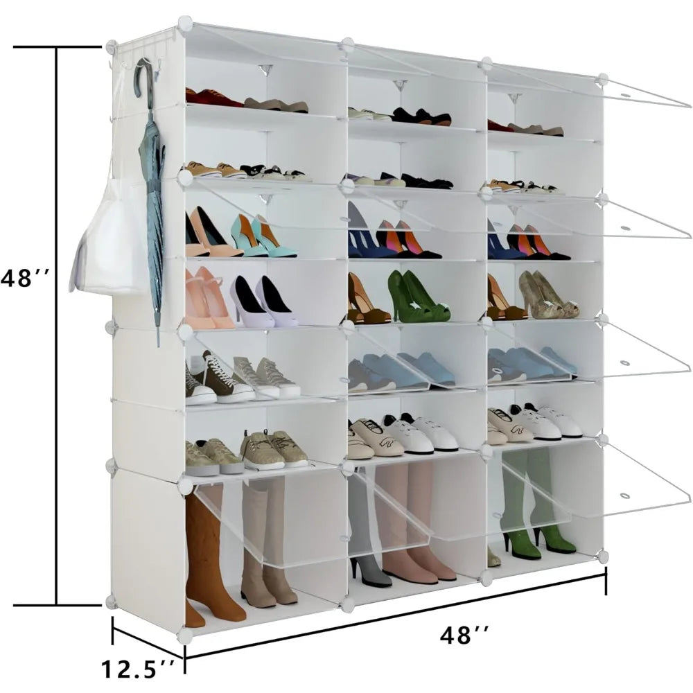 48 Pair Shoe Storage Cabinet