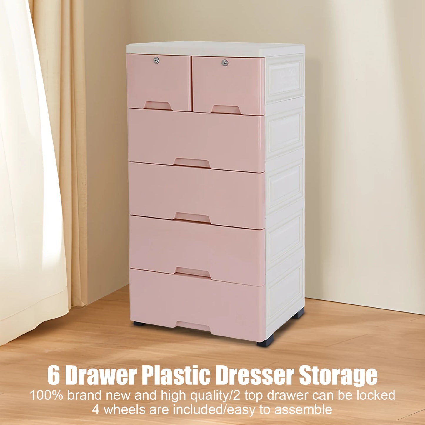 Plastic Storage Dresser