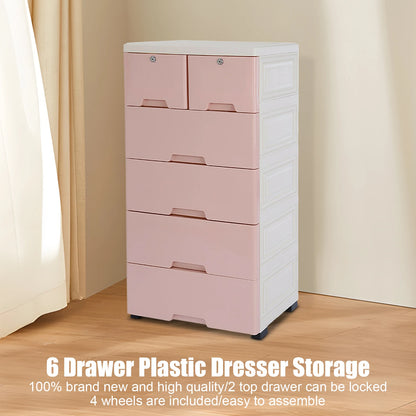 Plastic Storage Dresser