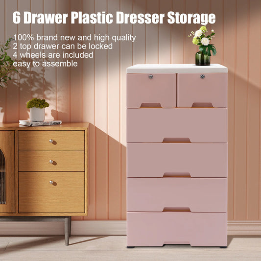 Plastic Storage Dresser