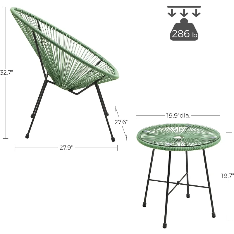 Modern Patio Furniture With Glass Top Table