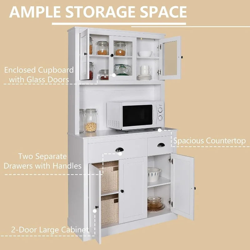 Kitchen Pantry Storage Cabinet