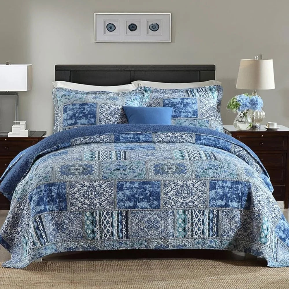 Cotton Bedspread Duvet Cover Set