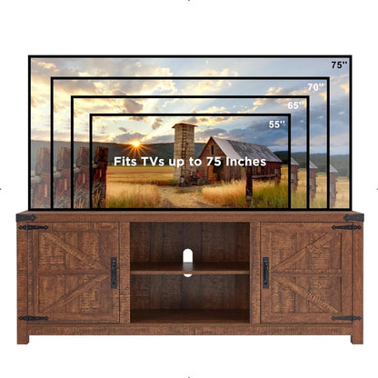 Fireplace TV Stand For 75 Inch TV