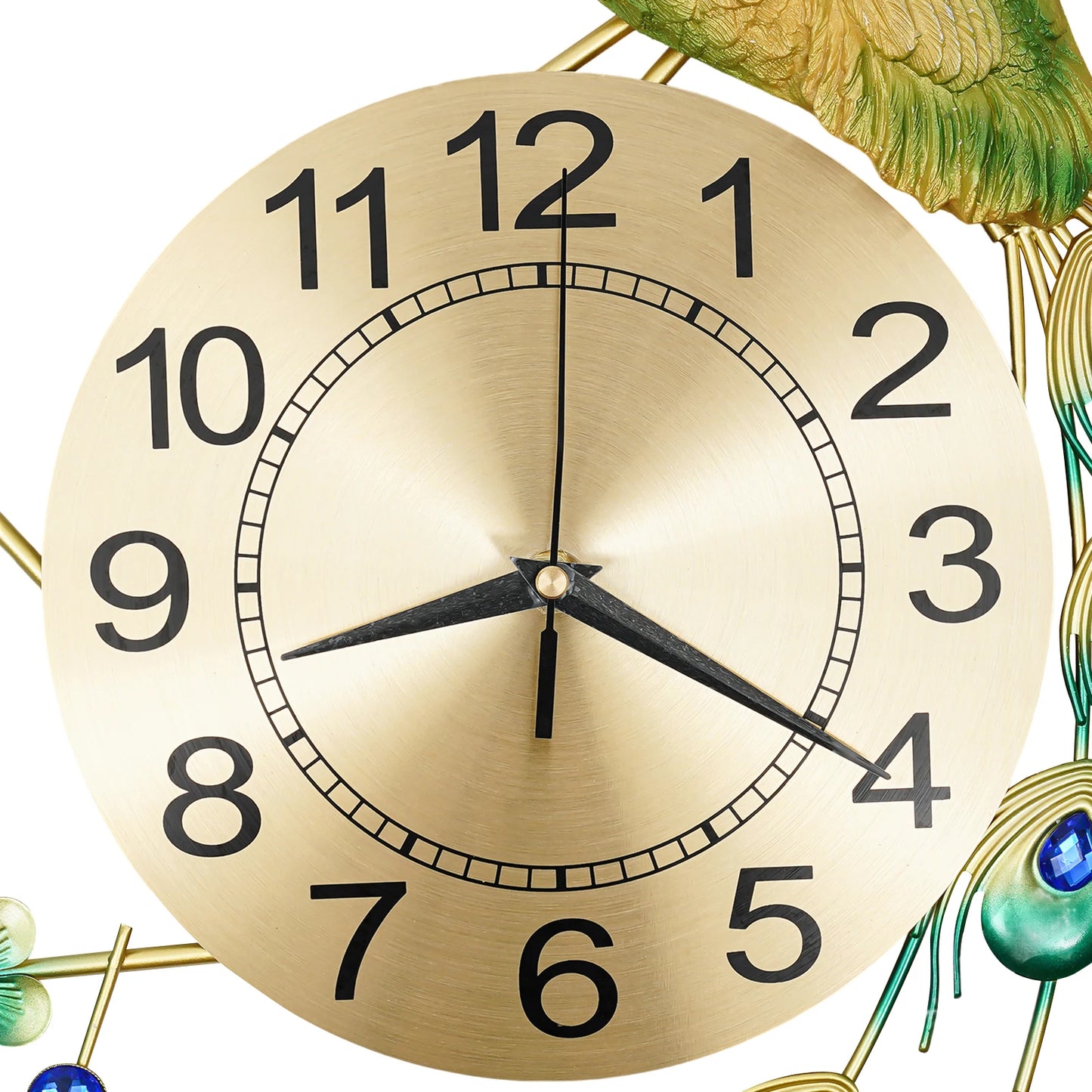 8.26'' Peacock Wall Clock