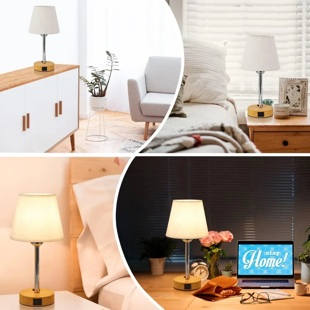 Bedside Table Lamps Set