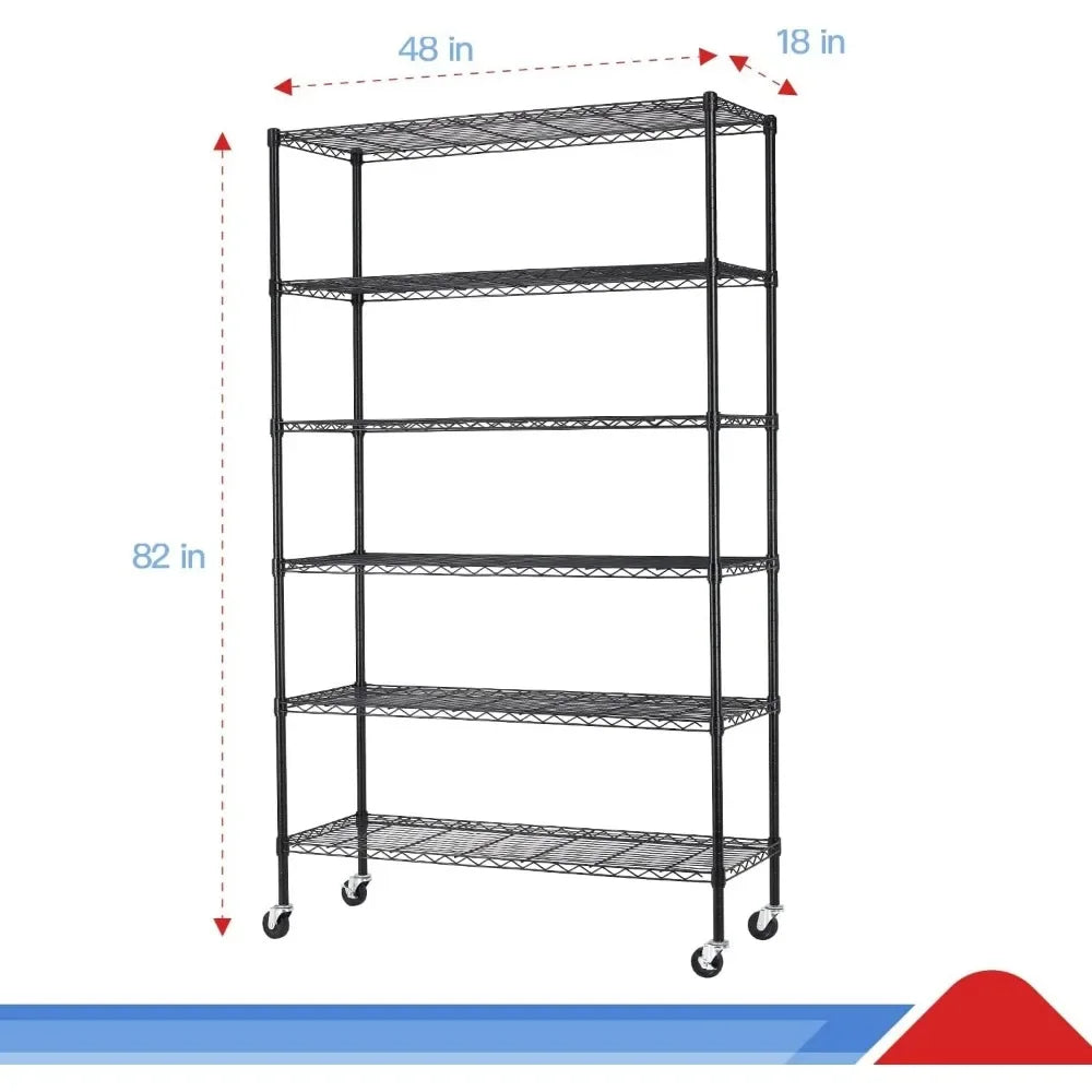 Adjustable Metal Shelf Wire Shelving Unit Storage