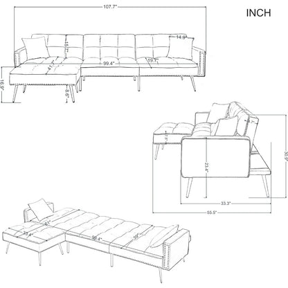 Convertible Sofa Bed