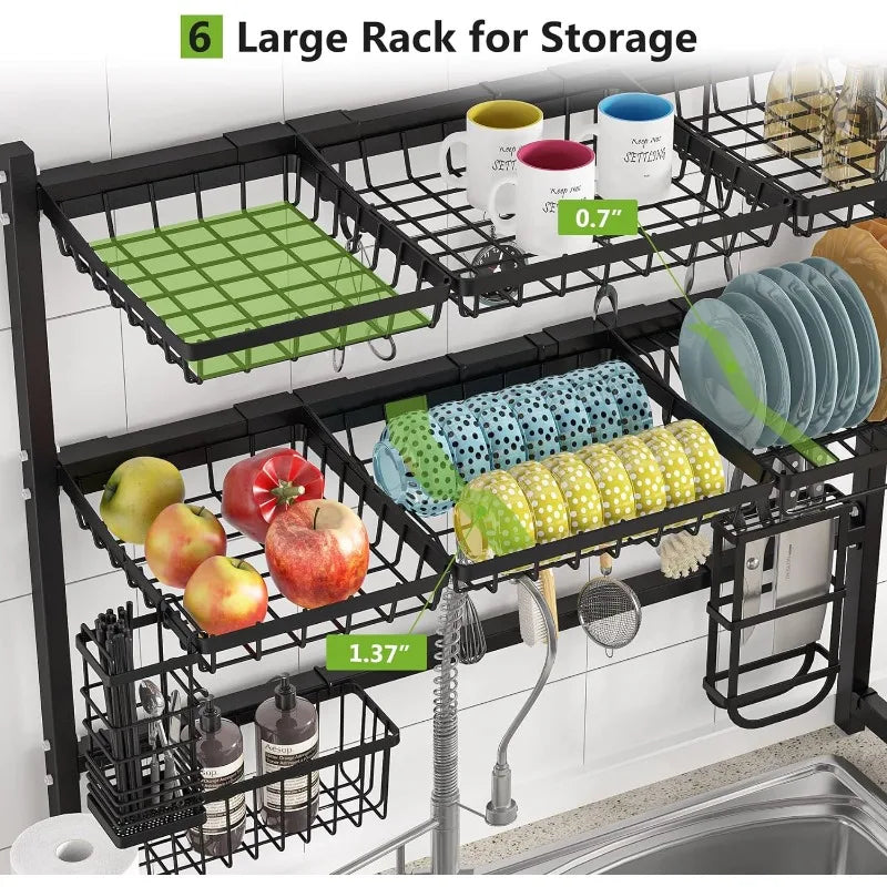 Over The Sink Dish Drying Rack