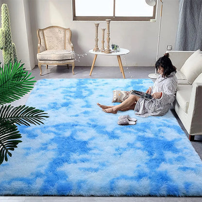 Large Area Rug Fluffy Warm Winter Carpets