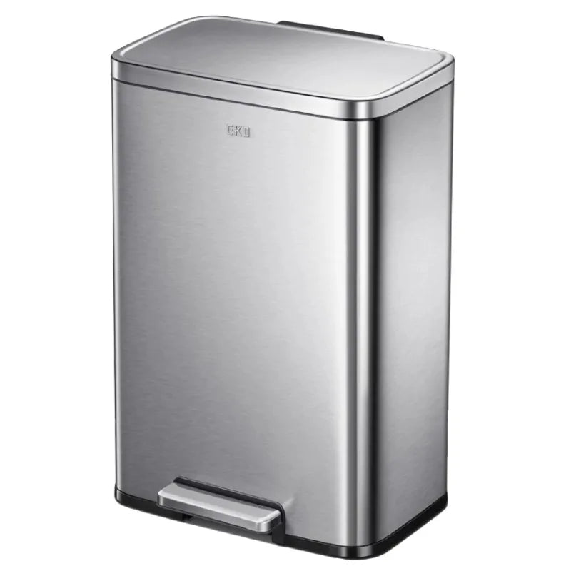 Stainless Steel Fingerprint Resistant Kitchen Trash Can