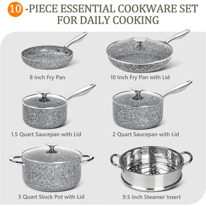 Non-stick Kitchen Cookware Utensils Set