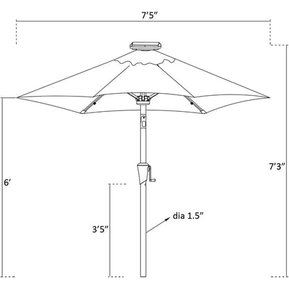 Outdoor Patio Market Umbrella