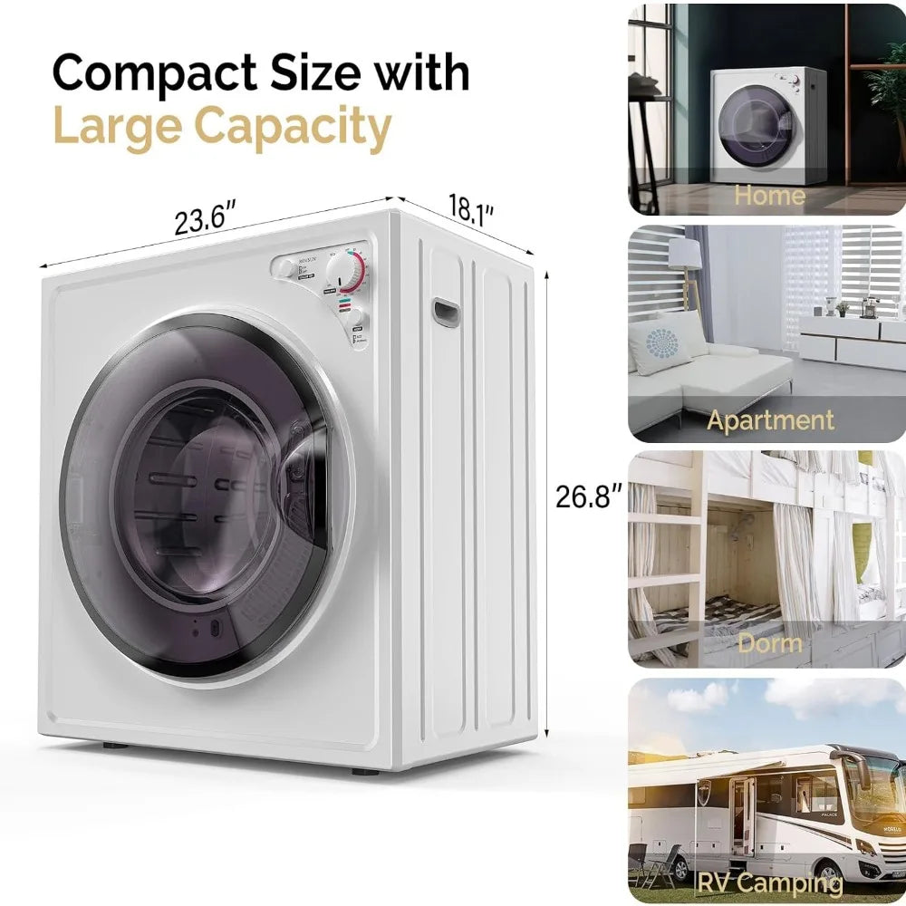 Electric Compact Front Load Tumble Laundry Dryer