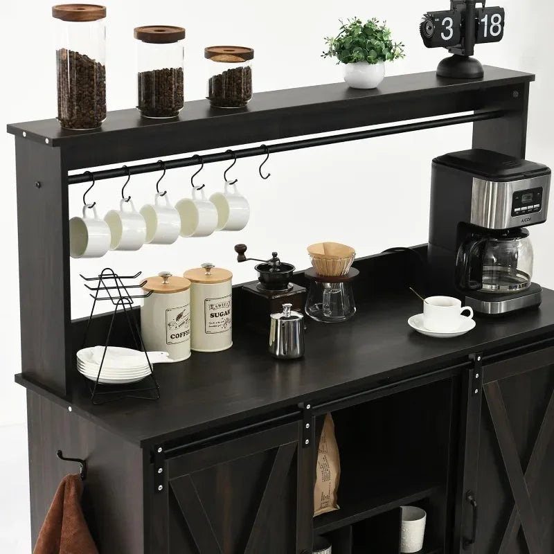 Farmhouse Coffee Bar Cabinet