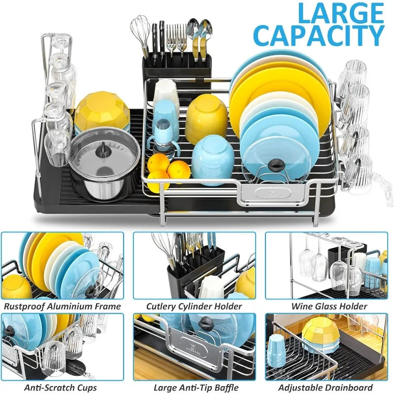 Expandable Dish Drying Rack