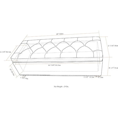 Sofa Bedroom Office Footrest Plastic Bench