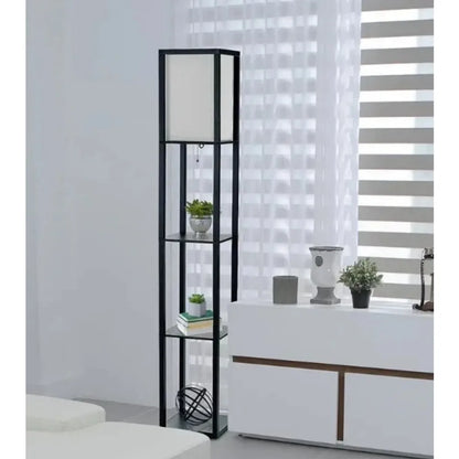 Floor Lamp Etagere Organizer Storage Shelf