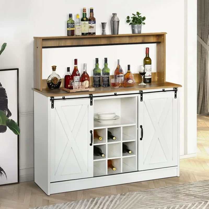 Farmhouse Coffee Bar Cabinet