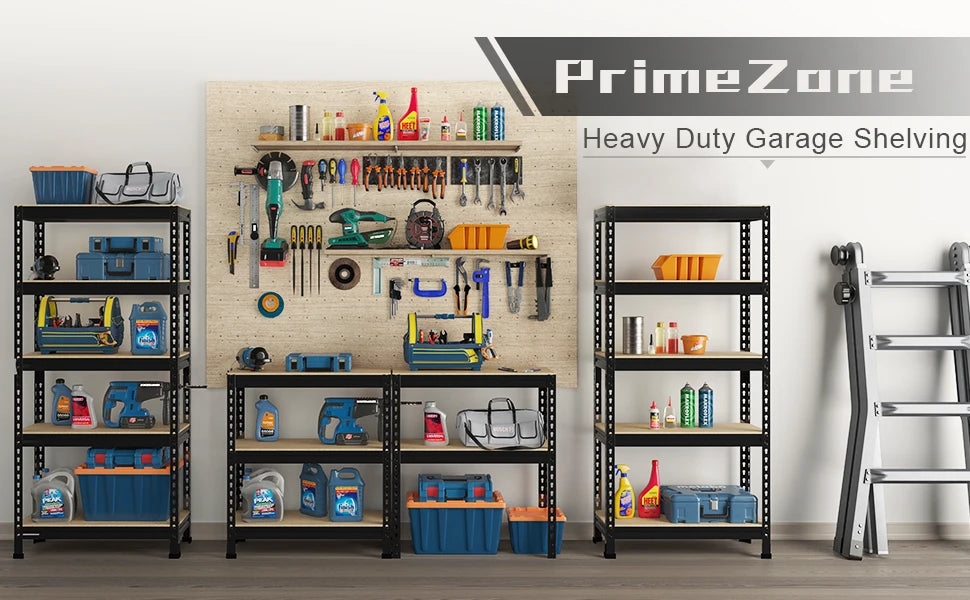 5 Tier Adjustable Garage Storage Shelving