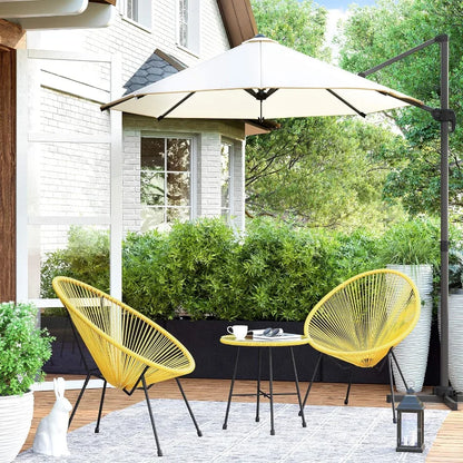 Modern Patio Furniture With Glass Top Table