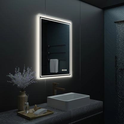 LED Backlit Mirror Bathroom Vanity