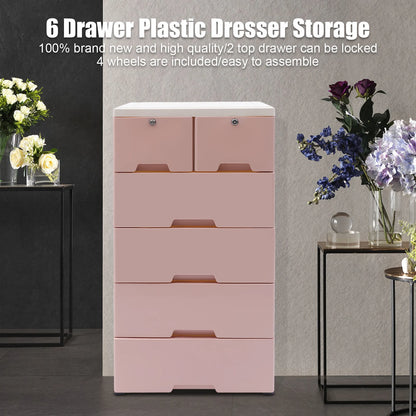 Plastic Storage Dresser