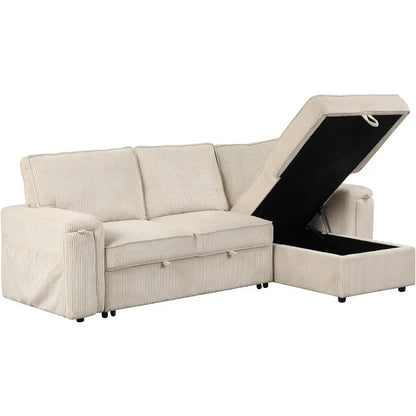 L-Shaped 3-Seaters Corner Sectional Sofa