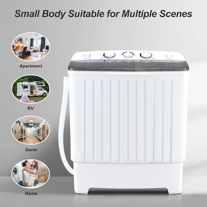 Mini Twin Tub Portable Washing Machine