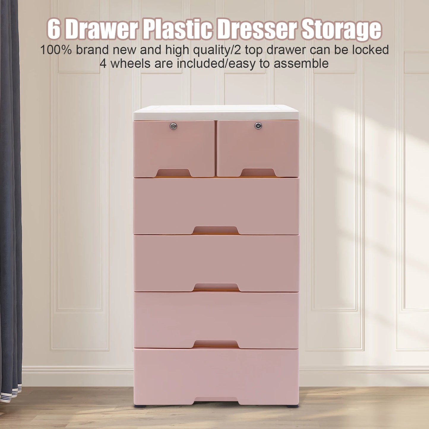 Plastic Storage Dresser