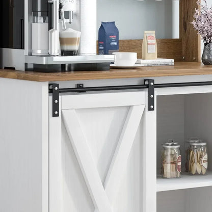 Farmhouse Coffee Bar Cabinet