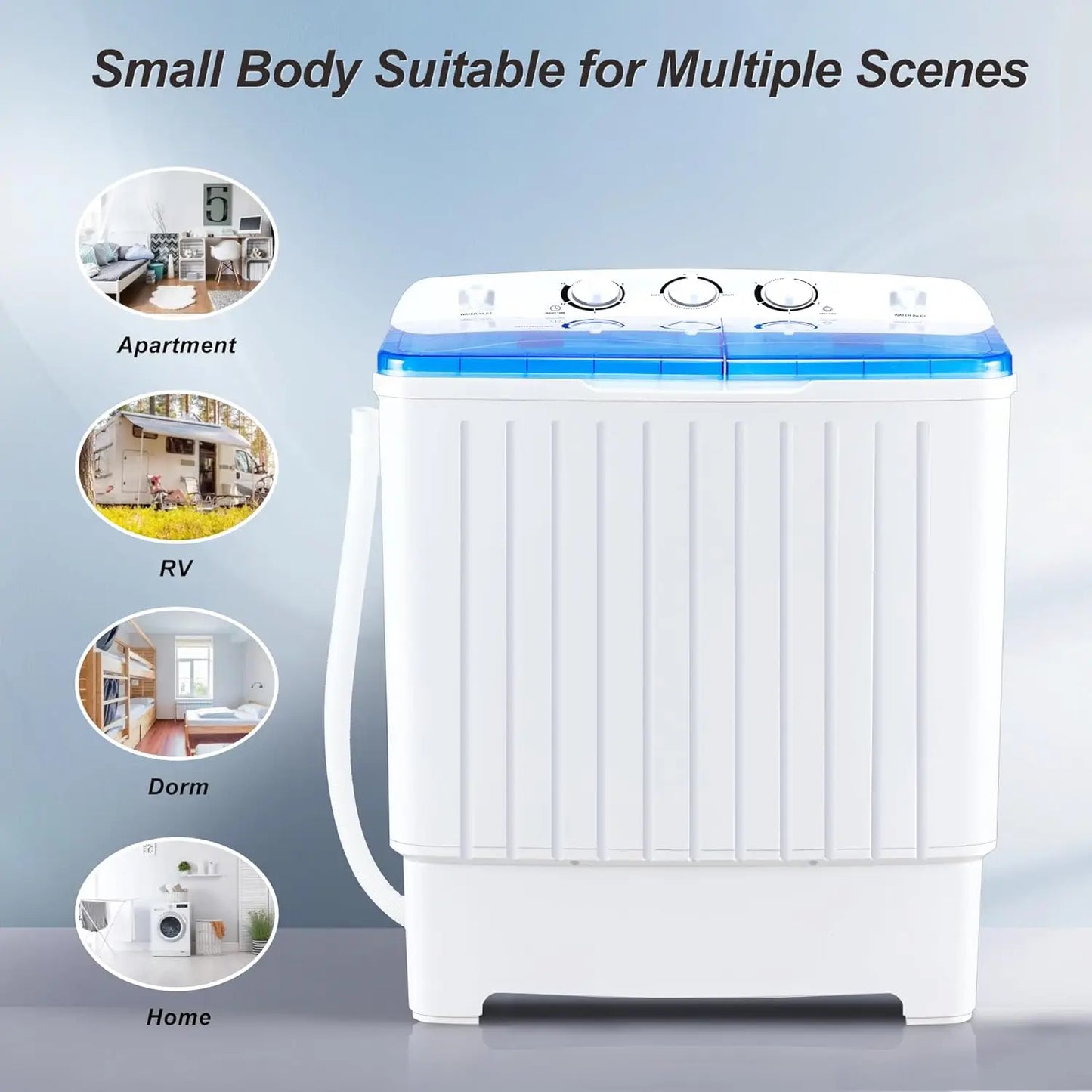 Mini Twin Tub Portable Washing Machine