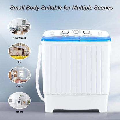 Mini Twin Tub Portable Washing Machine