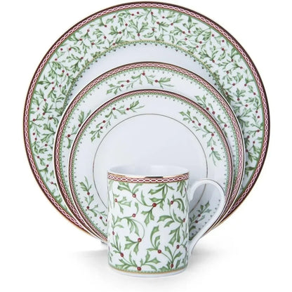 Holiday Dinner Plate Set Kitchen Plates Set of Plates for Family Sets Crockery Cute Tableware