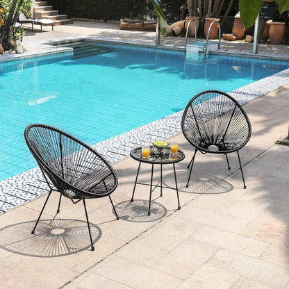 Modern Patio Furniture With Glass Top Table