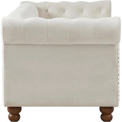 Upholstered Sofa Couch With Deep Seats