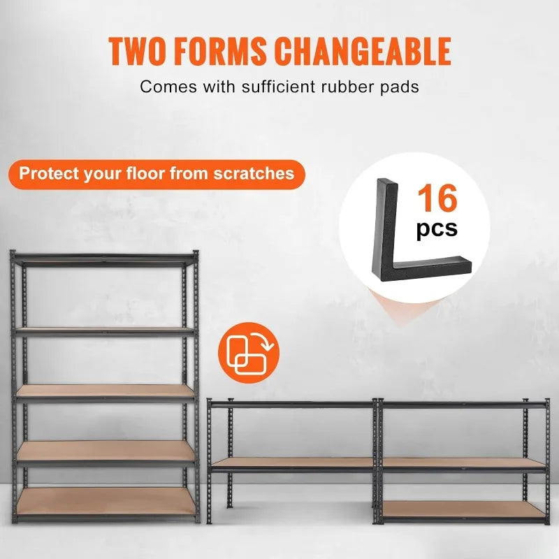 Storage Shelving Unit 5-Tier Adjustable