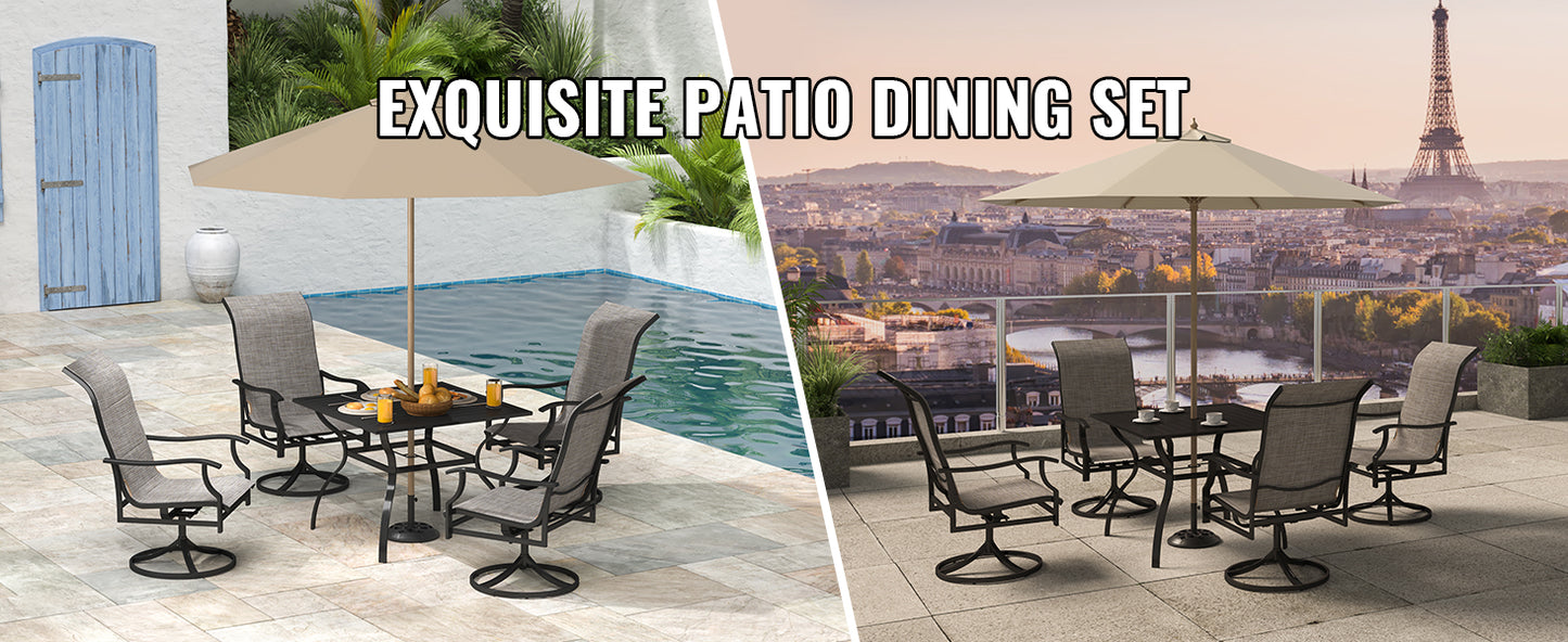 5 Piece Patio Dining Set